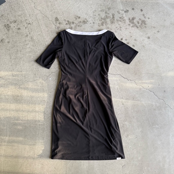 LAUREN RALPH LAUREN / Bodycon stretch Dress Short Sleeve / black / size 6 - Picture 7 of 10